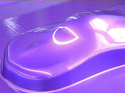 Rwraps Gloss Metallic Vinyl Car Wrap Film in Dark Purple - 5ft x 1ft - color: Gloss Metallic Dark Purple, size: 5ft x 1ft