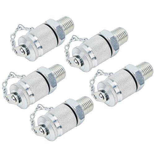 Hydraulic Test Coupling Adapter Kit High Pressure with Sealing Thread for Hose Fitting Oil Measuring Tool(NPT1/4) - size: NPT1/4