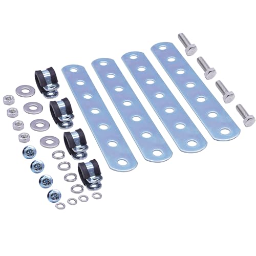 253 Transmission Oil Cooler Mounting Bracket Kit,Universal 253 Metal Mounting Bracket Kit for Oil Cooler,Electric Fan