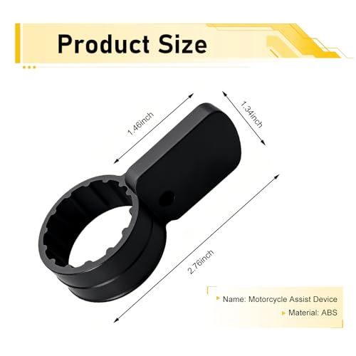 2 PCS Motorcycle Throttle Mounts, Wrist Accelerator Assistant Handlebar, Anti-Slip Oil Control Assist Lever, Modification Accessory for Motorcycles Scooters E-Bike (Black)
