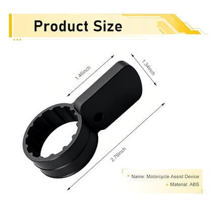 2 PCS Motorcycle Throttle Mounts, Wrist Accelerator Assistant Handlebar, Anti-Slip Oil Control Assist Lever, Modification Accessory for Motorcycles Scooters E-Bike (Black)