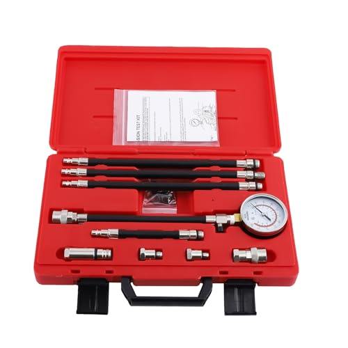 maXpeedingrods Engine Compression Tester Kit, 0-300psi/21Bar Cylinder Gauge - style: Engine Compression Tester