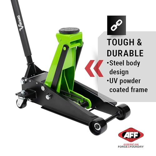 AFF Viking 3.5 Ton Floor Jack - Lightning Lift Hydraulic Car Jack - Heavy Duty - style: Standard Profile