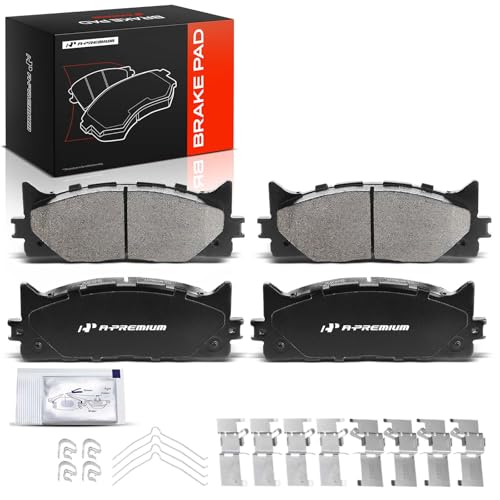 A-Premium Front Ceramic Brake Pads Compatible with Toyota & Lexus - style: Front Side - P1293