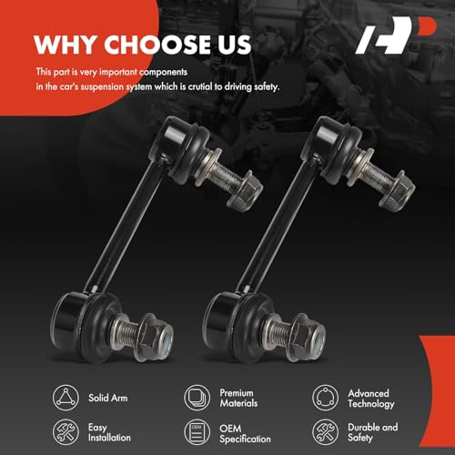 A-Premium Rear Sway Bar Link Stabilizer Bar Link, Compatible with Lexus