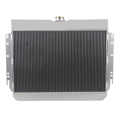 3 Row Radiator Shroud Fan For Chevy Impala Bel Air Chevelle El Camino 1963-1968 3 Rows Radiators Fans Aluminum Radiator with Fan - size: 3 Row Radiator+Shroud Fan