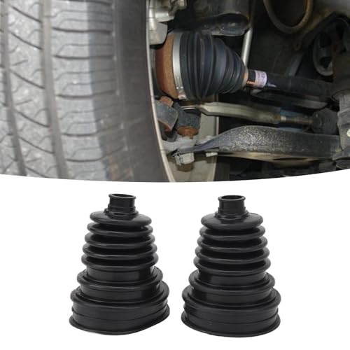 2pcs Universal Constant Velocity Joint Boot Set Highly Flexible CV Boots Silicone Drive Shaft Joint Boot Cover