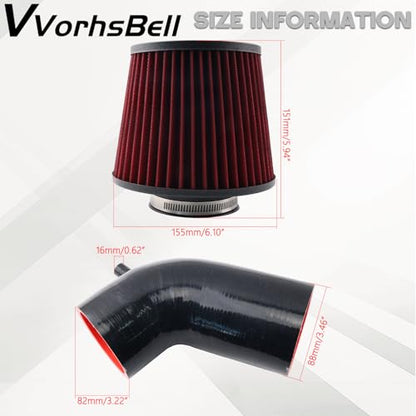 Cold Air Intake for 2012-2015 Audi B8.5 A4/A5 1.8T/2.0T EA888 - size: 13-15 Audi A4/A5 B8 1.8/2.0