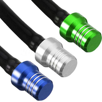 6Pcs Gas Fuel Cap Air Vent Hose Universal CNC Tank Valve Vent Tube with Chekc Ball Aluminum Breather for Atv Motorcycle Dirt Pit Quad Bike Motocross - color: 6 colors