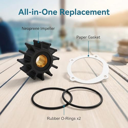 3842786 21213664 09812B1 Sea Water Pump Impeller Kit - size: 21213664