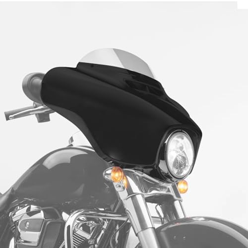 TCMT ABS Front Outer Batwing Fairing Fit For Harley Touring 2014-2025 Street Glide Special Electra Glide Ultra Limited Tri Glide models - color: Matte Black Outer Fairing