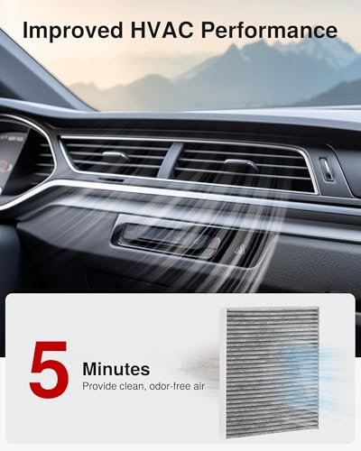 Puroma Cabin Air Filter Activated Carbon for CF12058 CP058 Hyundai KIA - style: CAF058S