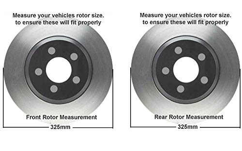 Detroit Axle - Brake Kit for Chevy Trailblazer EXT SSR Buick Rainier - size: 8PR2300017/kit