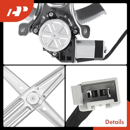 A-Premium Front Passenger Side Power Window Regulator with Motor (2-Pin) - style: Front Passenger (RH)
