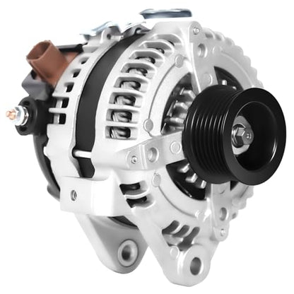 11034N New Alternator Replacement for Toyota 2004-2006 Camry, 04-07 Highlander, 04-08 Solara, L4 2.4L, 2005-2010 Scion TC, 11034 9664219-388 104210-3890 104210-5330 9664219-533 400-52124 - size: 11034N