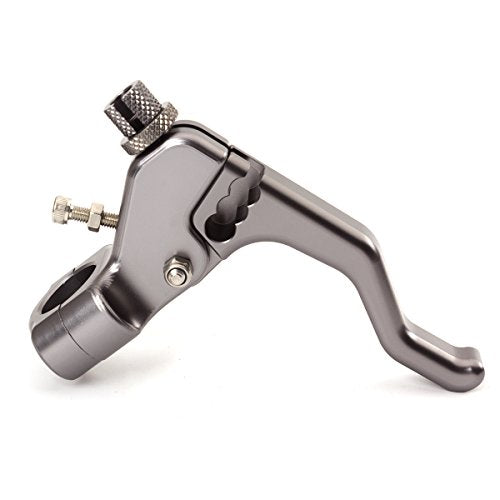 PROCNC Universal Performance Short Motorcycle Clutch Lever Fit for Most Street Bikes Motorcycles CFR250R CFR450R CFR450X CFR250X XR250 - color: Gray