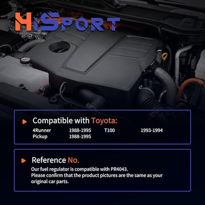 HiSport 23280-65010 PR4043 Fuel Pressure Regulator Toyota - size: HSFPRR4043