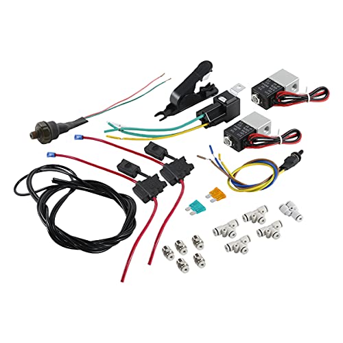 Adjustable Rear Air Ride Suspension & Tank Fit For Harley Touring 1994-2025 - color: Air Ride Suspension Tank