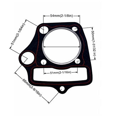 Strongthium 125cc Chinese Engine Cylinder Head Stator Clutch Intake Gasket