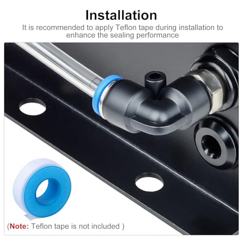 Coolant Reservoir Tank, 1L Aluminum Radiator Overflow Tank Black - color: Black, size: 1L