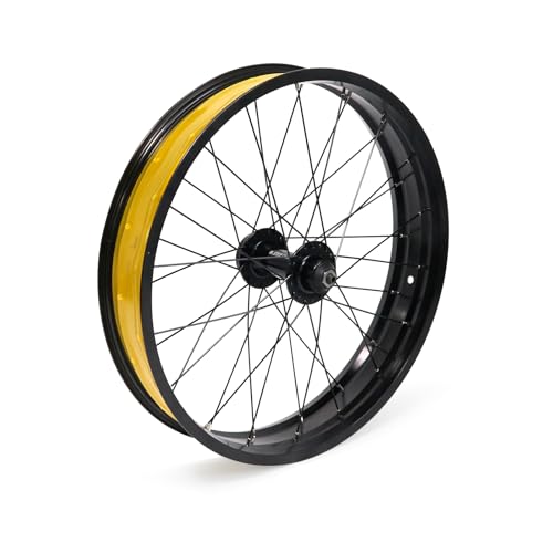 20"/26" x 4.0 inch Fat Tire Ebike Front Wheel,QR 9x135mm - color: 20*4.0 inch