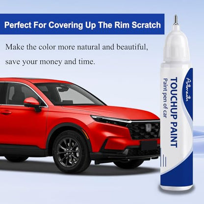 Radiant Red Metallic R-569M Touch Up Paint for Honda OEM Color Match - color: Radiant Red Metallic(R-569M)