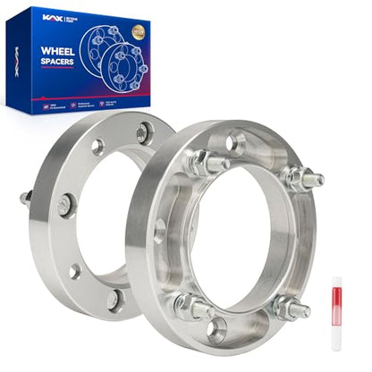 KAX 4x137mm Hub-Centric ATV Wheel Spacers 1 inch for Kawasaki KLF220 Bayou - color: Silver, size: 4x137mm-110mm-M10x1.25-25.4mm-2pcs