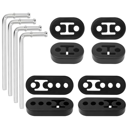 12PC Universal Exhaust Hangers Kit for Car Truck Custom Exhaust - size: 12-Pack Universal Exhaust Hanger Kit