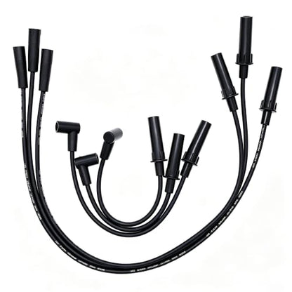 7733 Ignition Spark Plug Wires Set of 6 Replace 68017712AB - style: 7733