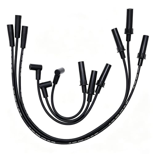 7733 Ignition Spark Plug Wires Set of 6 Replace 68017712AB - style: 7733