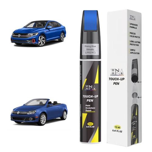 XNA Rising Blue Metallic(LR5Z/4C) for Volkswagen Touch Up Paint - color: Rising Blue Metallic(LR5Z/4C) for 2022-2024 Jetta/2024 Jetta GLI/2012-2014 Golf/2012 EOS