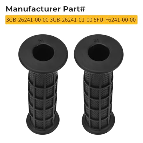 M MATI Handlebar Grips for Yamaha Breeze Big Bear Grizzly Moto-4 350 400 200 225 250 600 650 YT125 YTM200 TY175 1975-2013 3GB-26241-00-00 3GB-26241-01-00 5FU-F6241-00-00