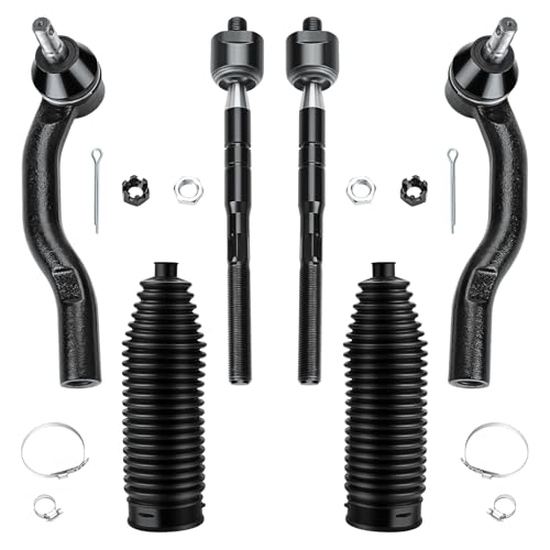 Front Tie Rod Ends Kit for 2007 2008 2009 2010 2011 Toyota Camry, 6Pcs