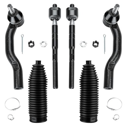 Front Tie Rod Ends Kit for 2007 2008 2009 2010 2011 Toyota Camry, 6Pcs