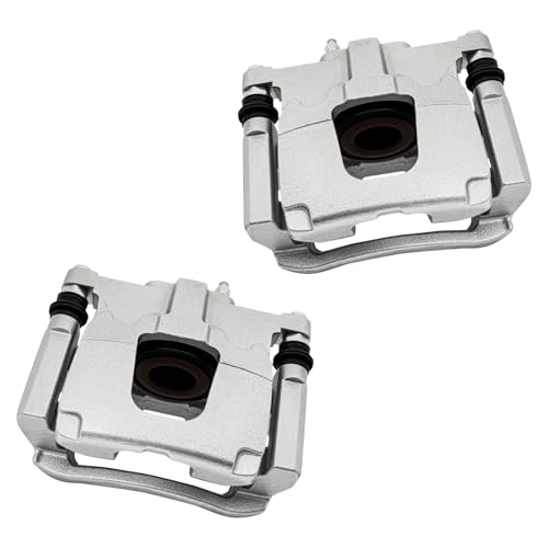 cciyu Rear Left & Right Disc Brake Calipers w/Bracket 18B5046 18B5047 - size: Rear[18B5046+18B5047]
