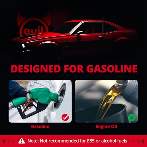 EVIL ENERGY Fuel Filter 10 Micron Inline 300LPH Fuel Pump and Adjustable Fuel Pressure Regulator (20-120PSI) Kit, EFI Fuel System Kit with 6AN 10AN ORB Fitting, Universal