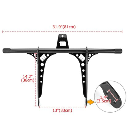 Mofun Front Engine Guard Crash Bar Fit for Harley Dyna 2006-2017 - color: Gloss Black