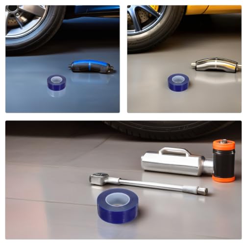 ibasenice Blue PE Wheel Rim Protector Tape Roll - size: 2000.00X3.00X0.10CM
