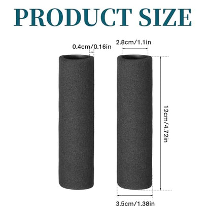 Foam Handle Grips, 2Pcs Motorcycle Handlebar Grips Motorcycle Hand Grip Sponge Covers Anti-Slip Handlebar Grip Fit for 1-1.2 Inch