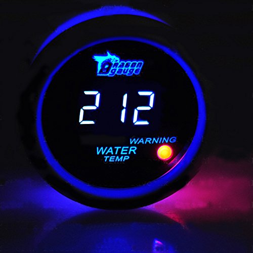 ESUPPORT Car 2" 52mm Digital Water Temp Gauge Temperature Meter Fahrenheit - color: Water Temp F Gauge