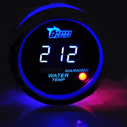 ESUPPORT Car 2" 52mm Digital Water Temp Gauge Temperature Meter Fahrenheit - color: Water Temp F Gauge