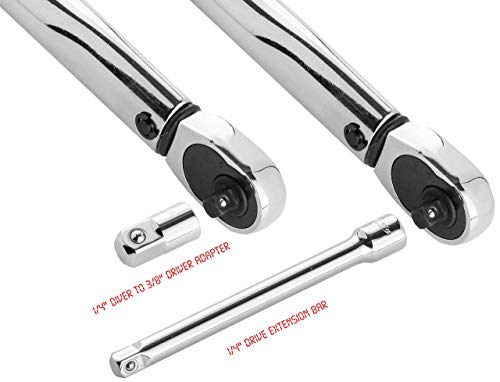 EPAuto 1/4-Inch Drive Click Torque Wrench, 20-200 In.-lb./ 2.26~22.6 Nm - size: 1/4 Inch Drive (1.67-16.67 ft.-lb.)