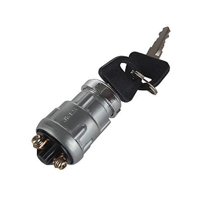 Ignition Starter Switch with 3 Position 3 Connection Terminal 2 Keys Replacement for Car, Moto, Tractor, Forklift, Truck, Scooter, Trailer, Agricultural,Modified Car Pit Quad Go Kart UTV Moped Buggy - color: JK423 (3 Terminal )