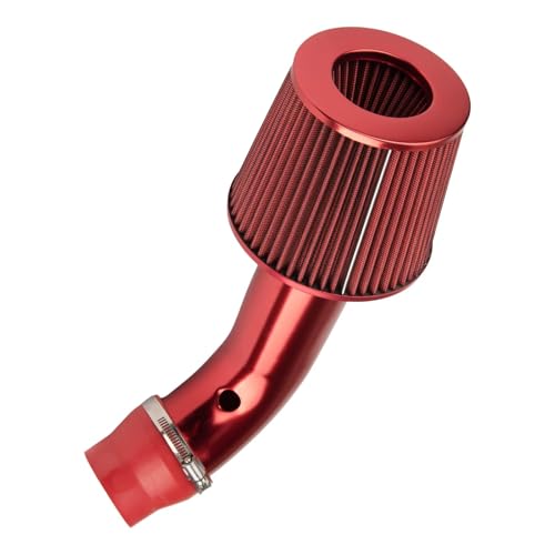 KAC 3" Universal Cold Air Intake Kit (Red)