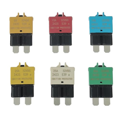 Manual Reset Circuit Breaker Fuse - style: E39 (5A,10A,15A,20A,25A,30A) Mixed