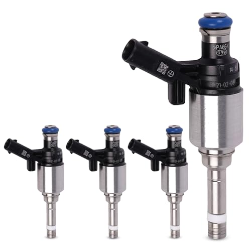 06H906036AE Fuel Injectors Set of 4 Compatible with 2015-2018 Q3 Q5 A3 2.0L - color: F-06H906036AE