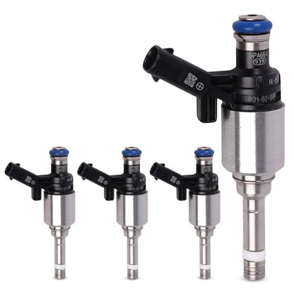 06H906036AE Fuel Injectors Set of 4 Compatible with 2015-2018 Q3 Q5 A3 2.0L - color: F-06H906036AE