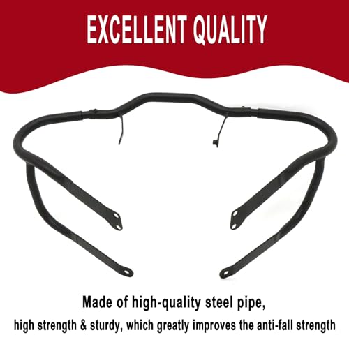 Worldmotop Engine Guard Highway Crash Bar Protector Replacement for BMW R1200RT R 1200RT 2004-2013 - size: Front-black