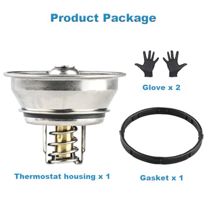 21613426 Coolant Thermostat Compatible with Volvo VNL VN D13 2011-2022 - size: 21412639