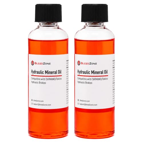 BleedZone Mineral Oil Brake Fluid for Shimano Tektro TRP, 2 x 100ml - style: 2x